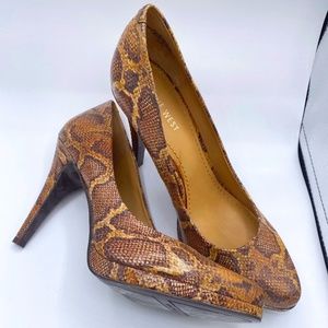 Nine West Snake Print Pumps